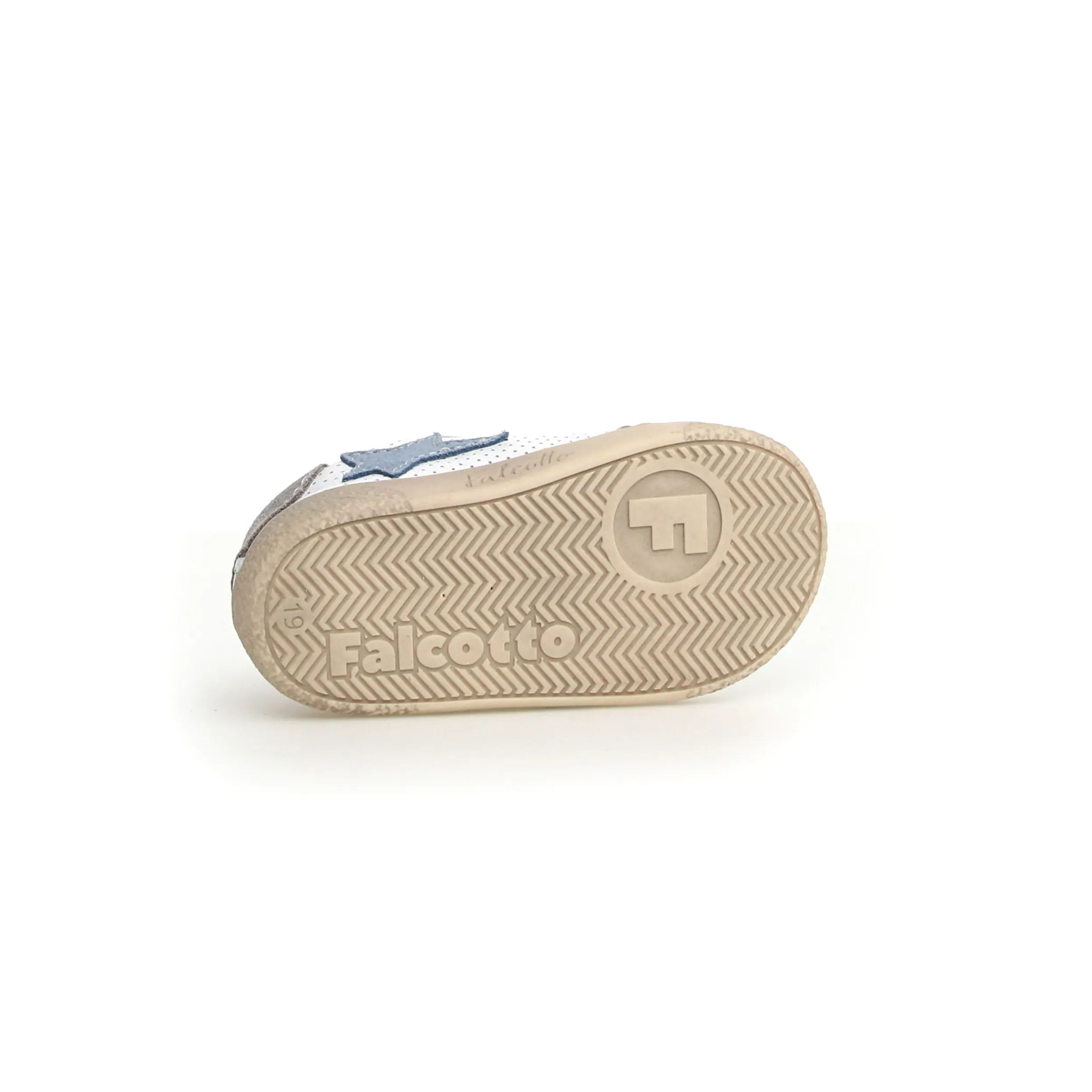Falcotto Boy's Alnoite 2 Vl Casual Shoes - White-Celeste