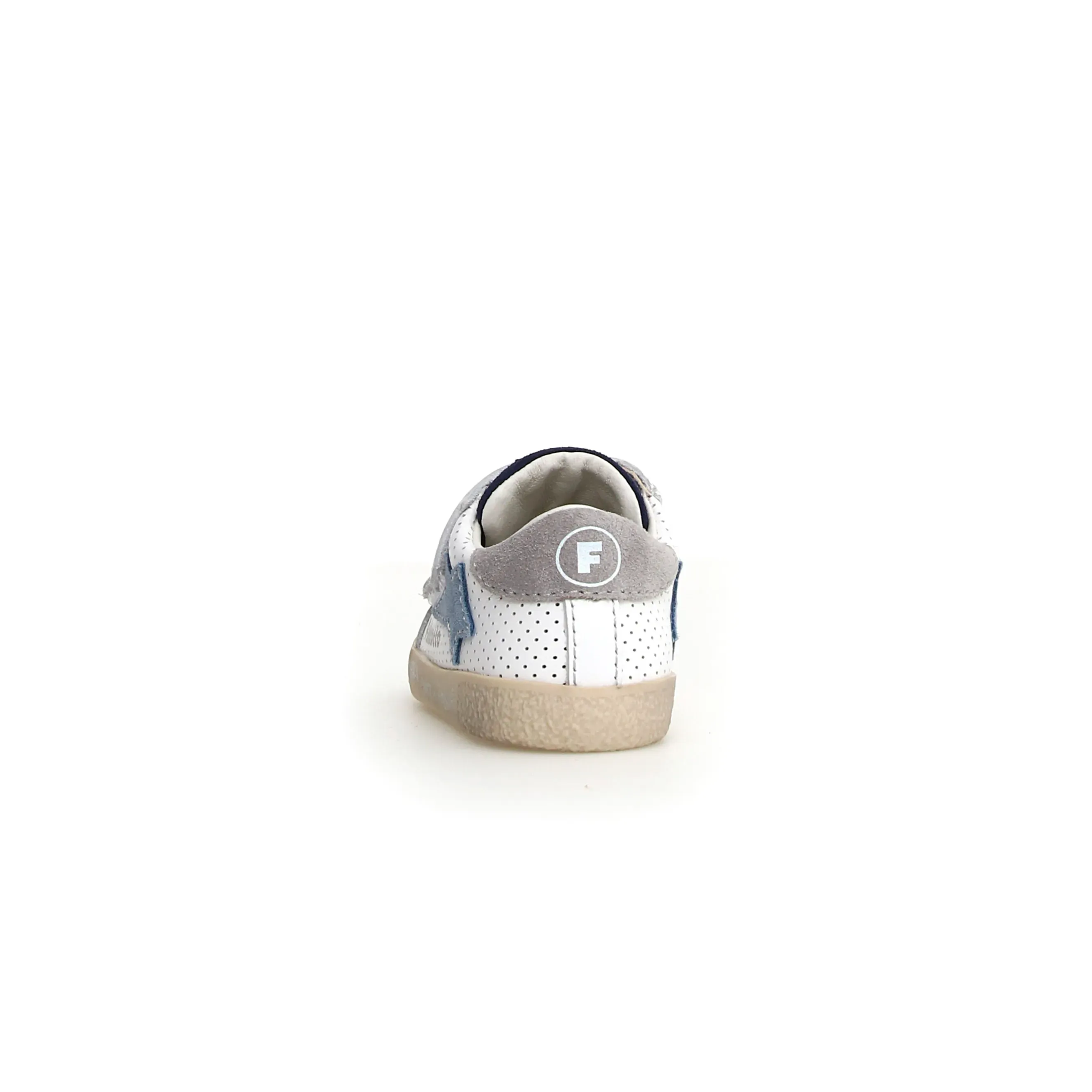 Falcotto Boy's Alnoite 2 Vl Casual Shoes - White-Celeste