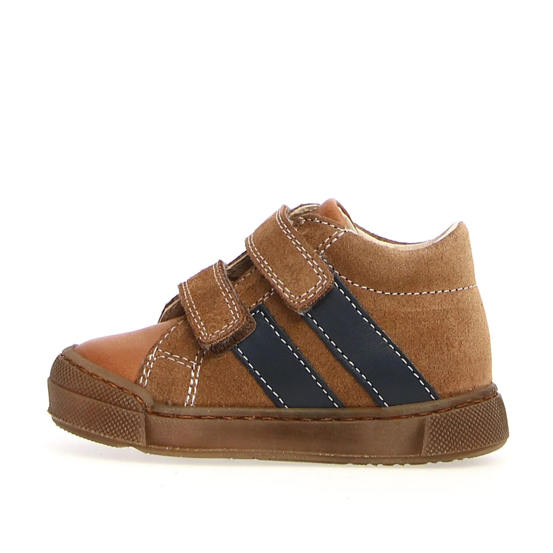 Falcotto Girl's and Boy's Gazer Vl Fashion Sneakers, Cognac Brown