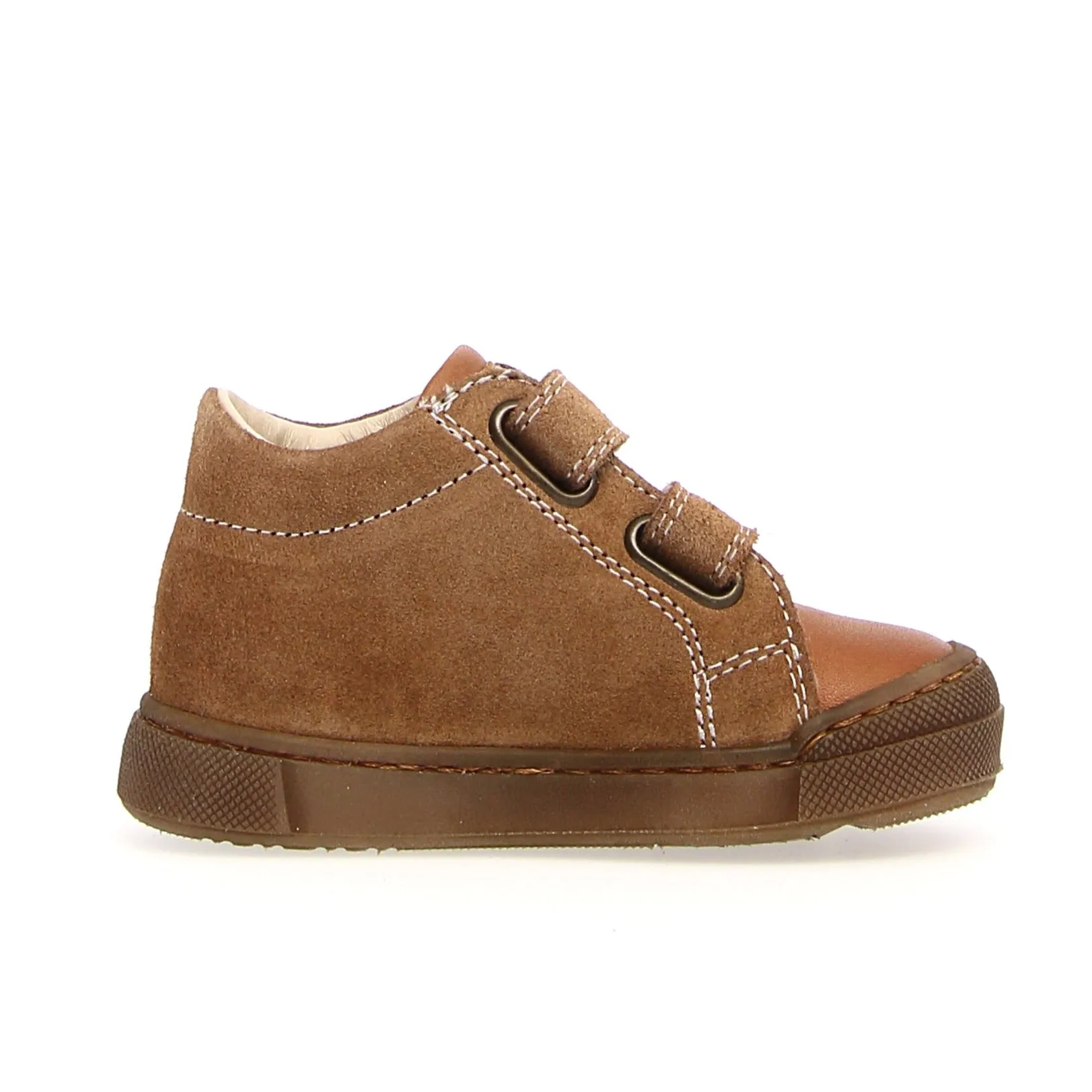 Falcotto Girl's and Boy's Gazer Vl Fashion Sneakers, Cognac Brown