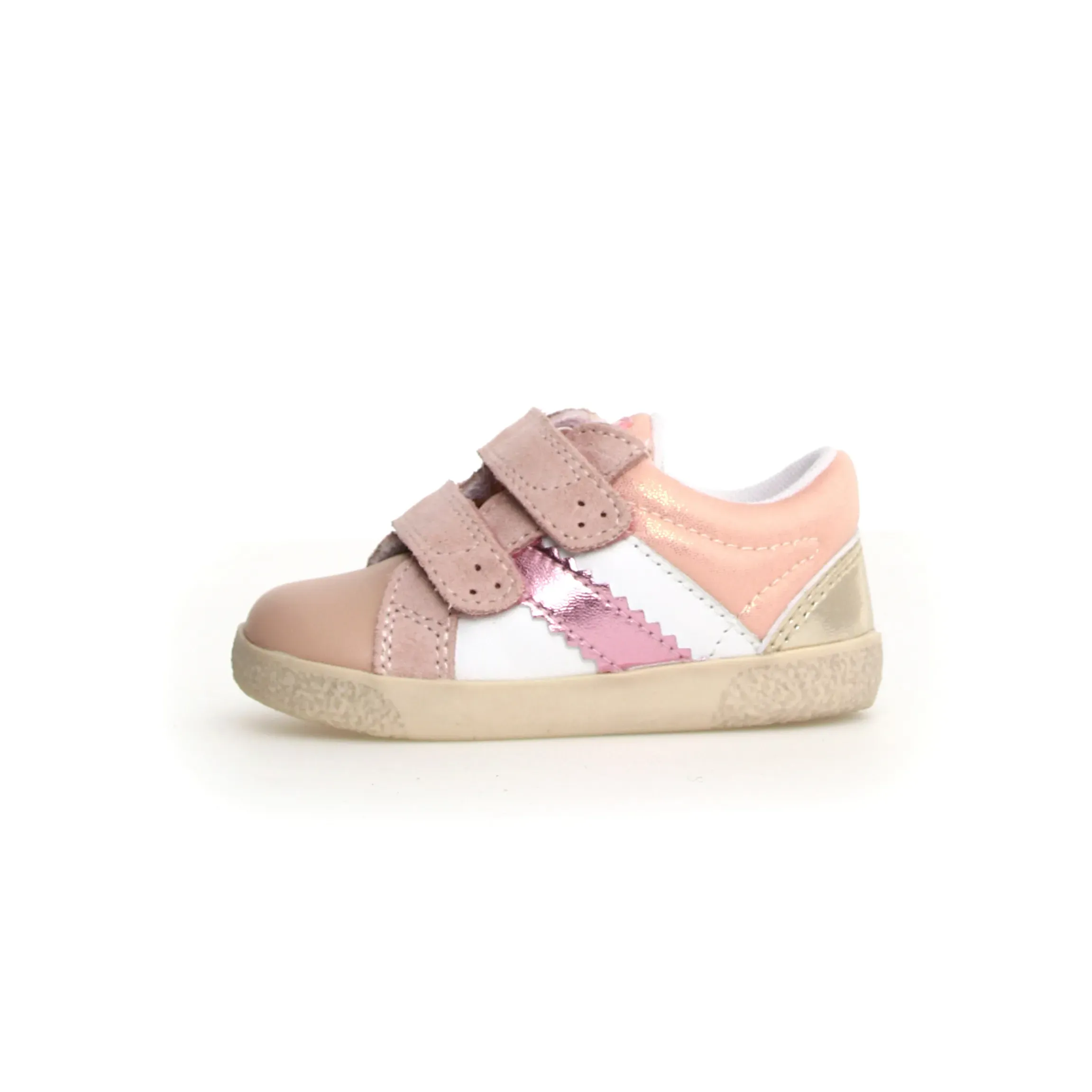 Falcotto Girl's Kilde Low Vl Casual Shoes - Metallic Cipria / White / Platinum