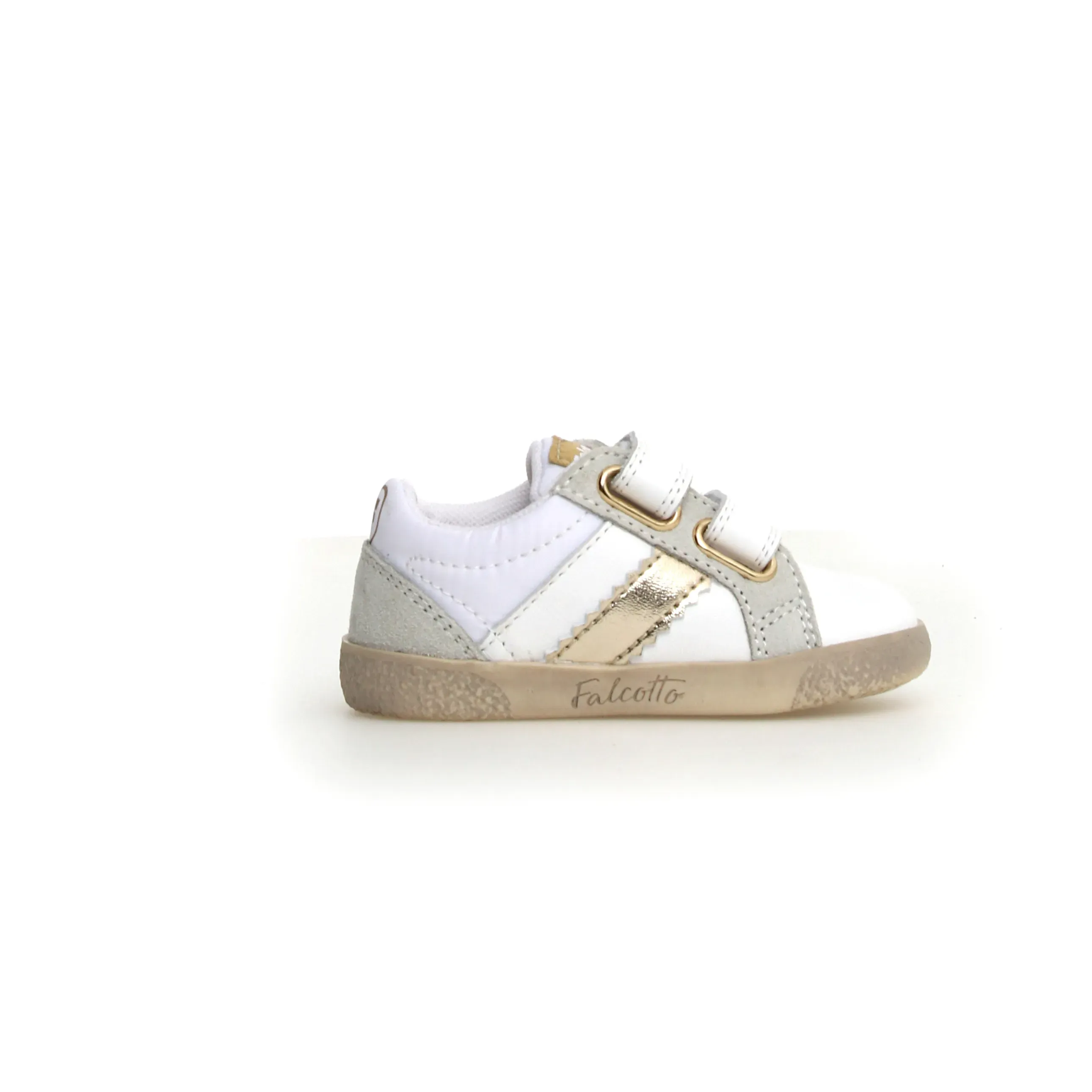Falcotto Girl's Kilde Low Vl Casual Shoes - White / Platinum