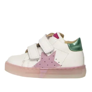 Falcotto Girl's Venus Vl Casual Shoes - White / Green