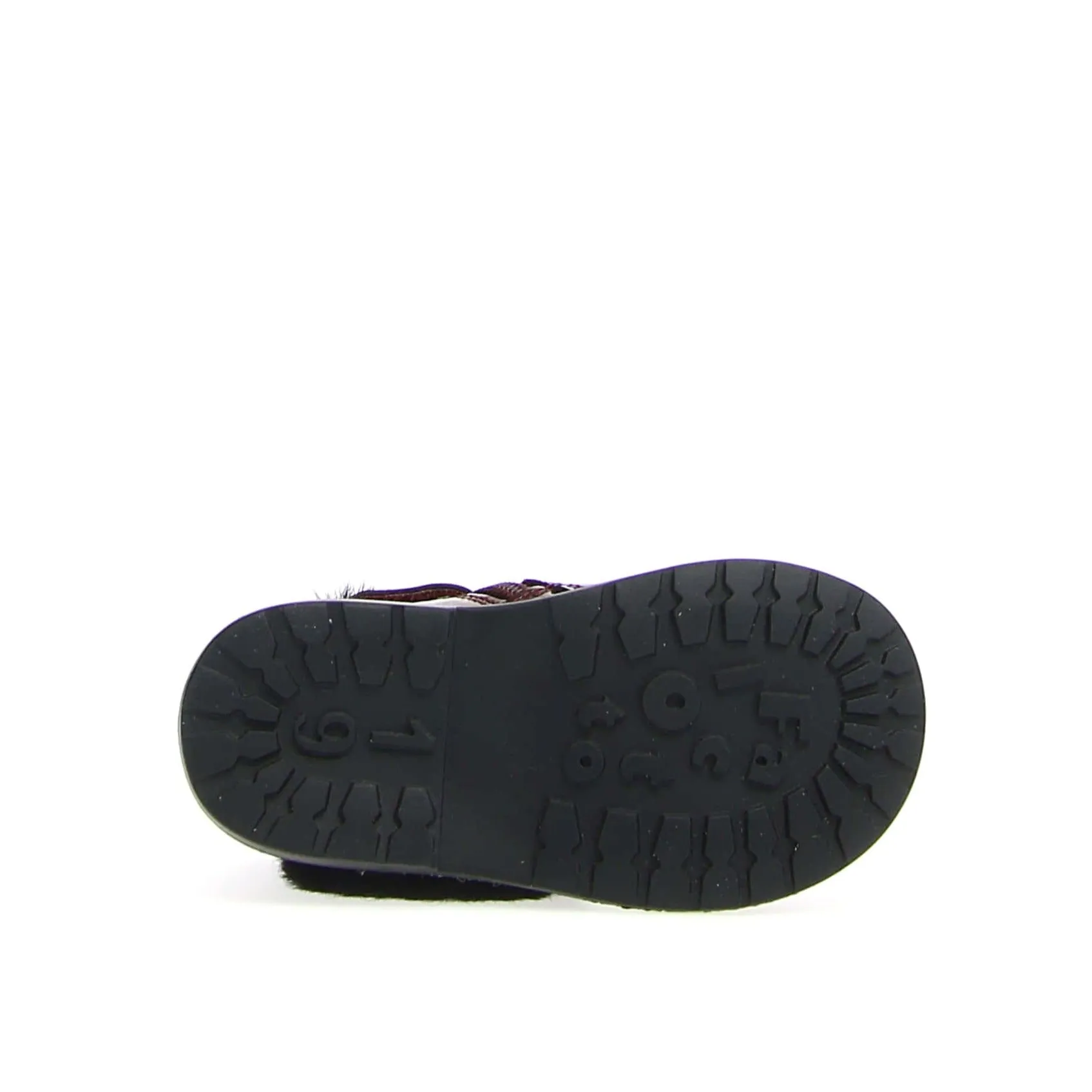 Falcotto Girl's Winter Wood Fur Shoes, Bordeaux