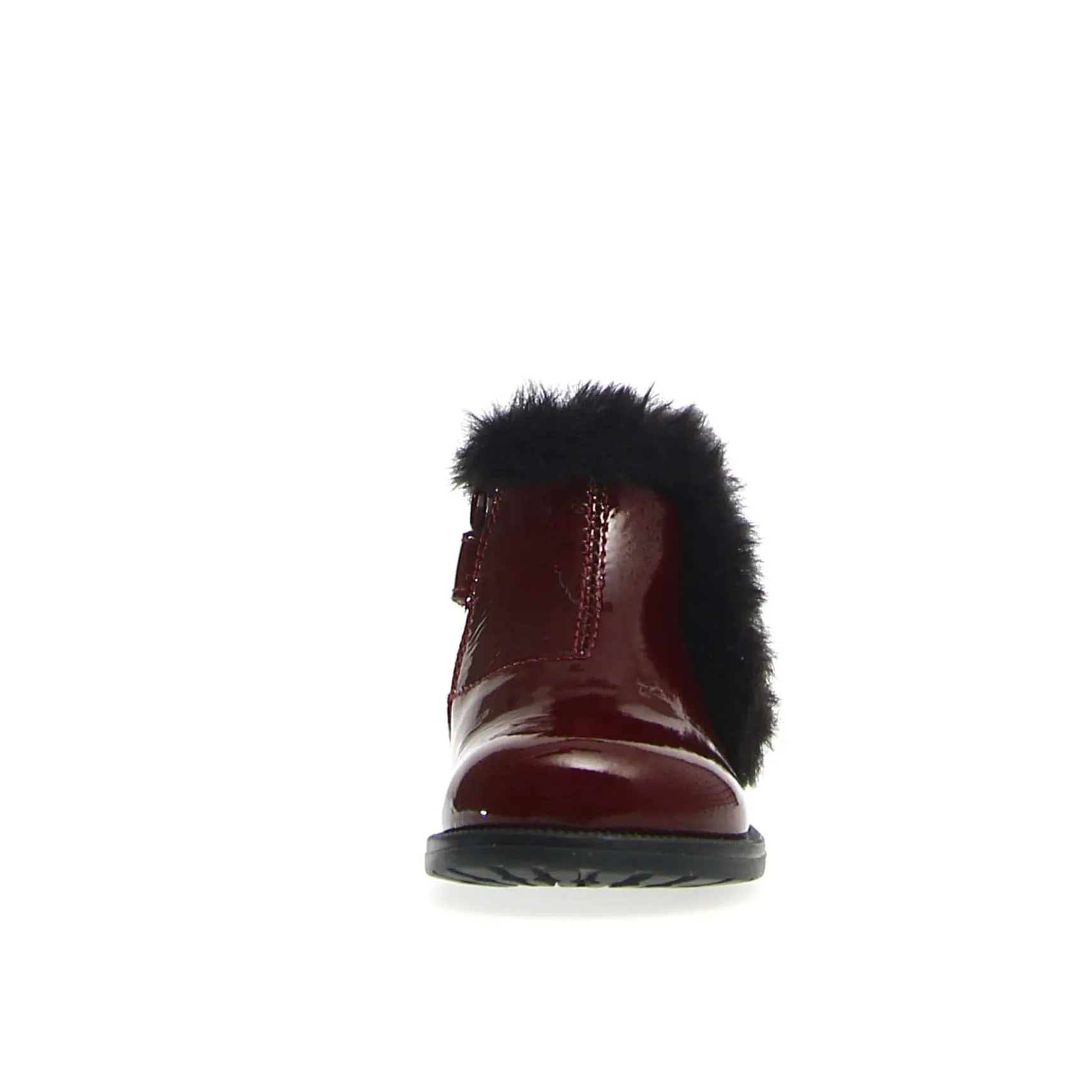 Falcotto Girl's Winter Wood Fur Shoes, Bordeaux
