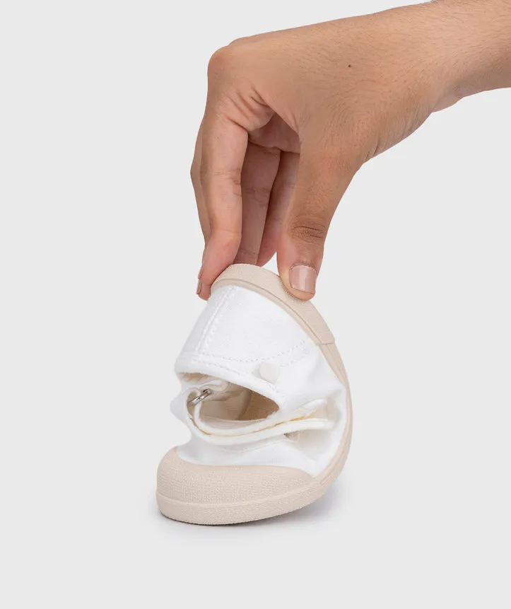 Igor Girl's Lona Mercedes Shoes - Blanco