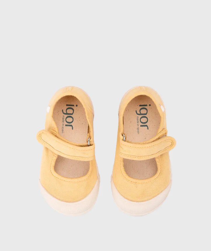 Igor Girl's Lona Mercedes Shoes - Dijon