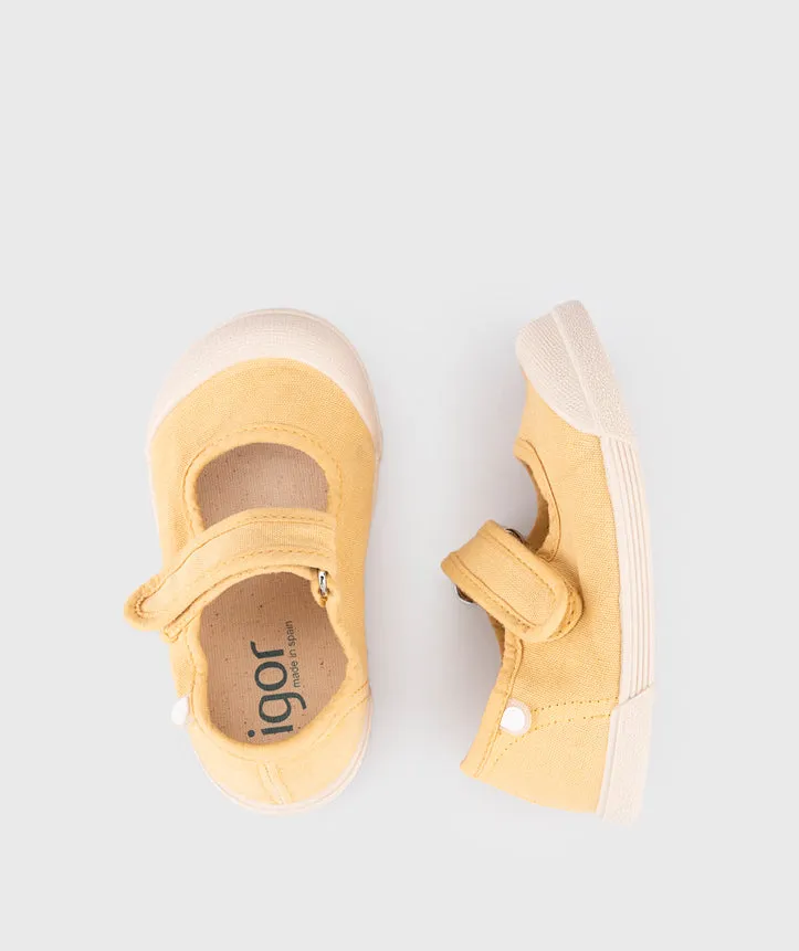 Igor Girl's Lona Mercedes Shoes - Dijon