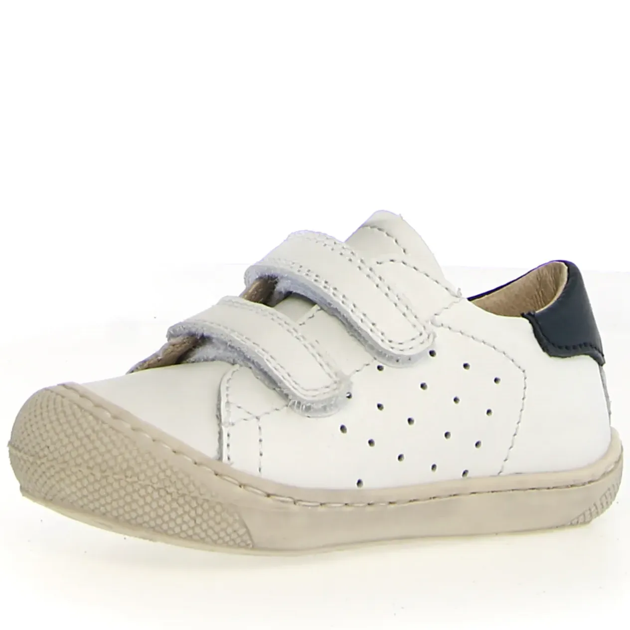 Naturino Boy's and Girl's Cocoon Low 3 Vl Casual Shoes - White / Navy