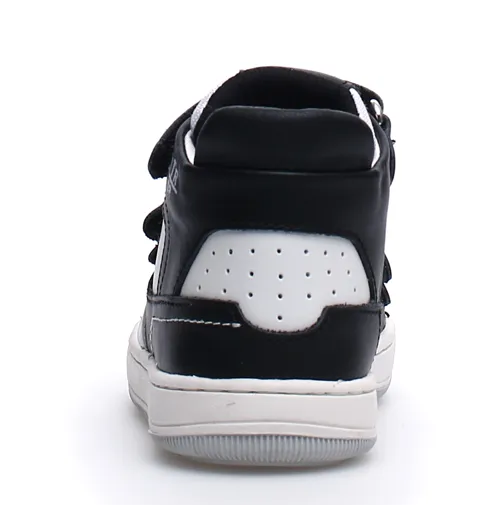 Naturino Boy's and Girl's Finnix Sneaker Shoes - Black/White