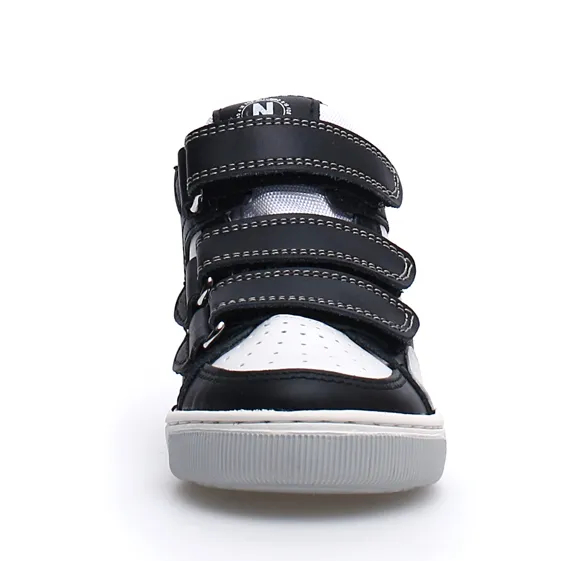 Naturino Boy's and Girl's Finnix Sneaker Shoes - Black/White