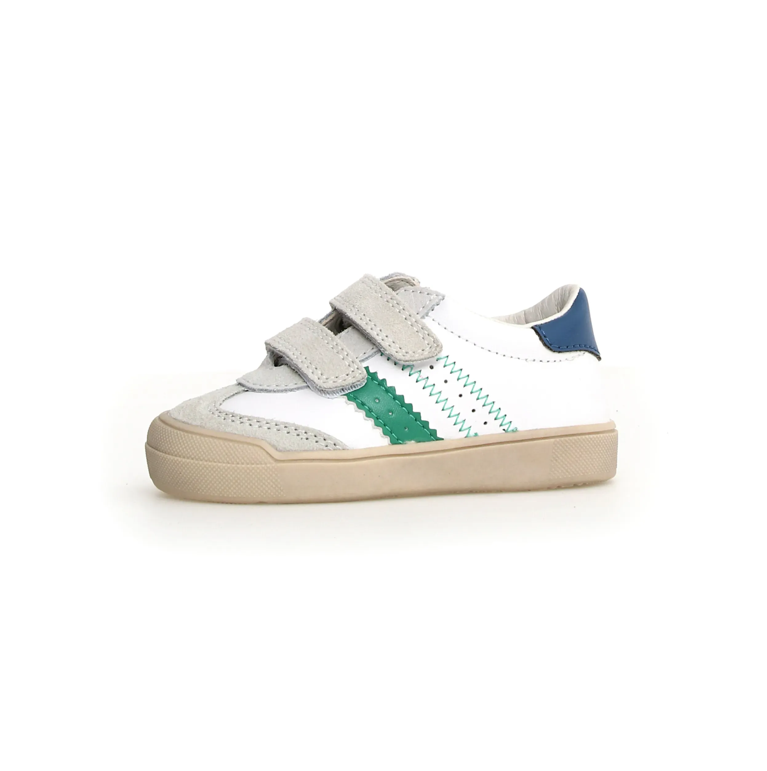 Naturino Boy's Riby Vl Casual Shoes - White / Green / Azure