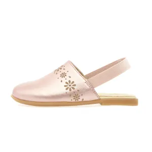 Naturino Girl's Callais Sandals - Metallic Cipria