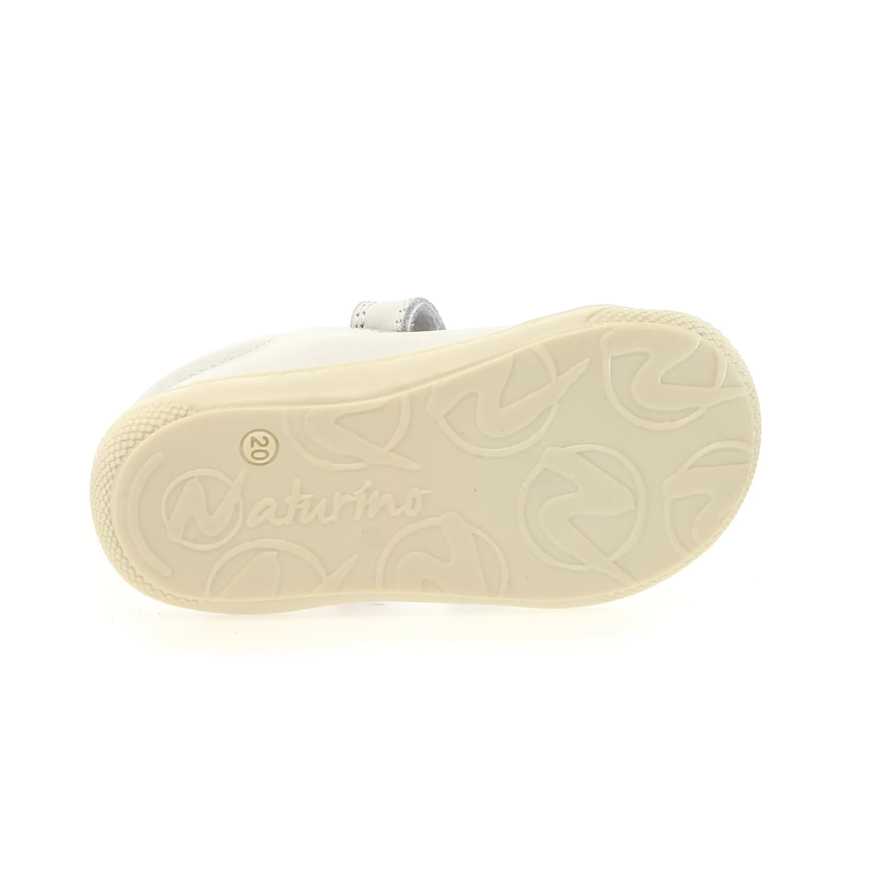 Naturino Girl's Kolde Vl Casual Shoes - White / Silver / Pink