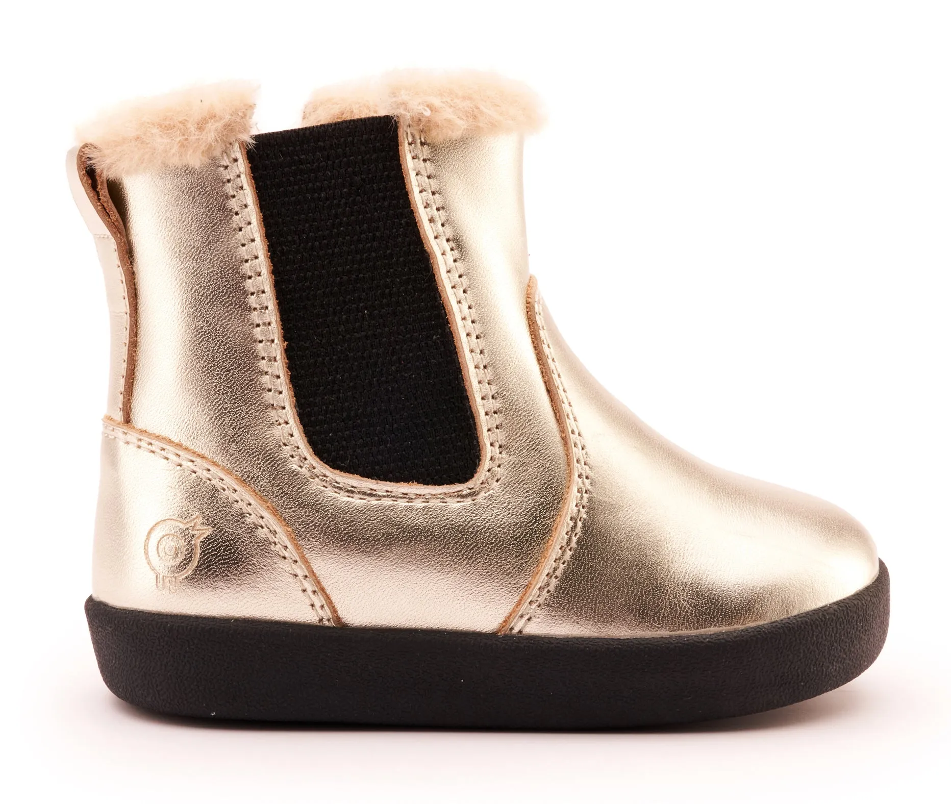 Old Soles Boy's and Girl's 315 Rider Boot Casual Shoes - Gold