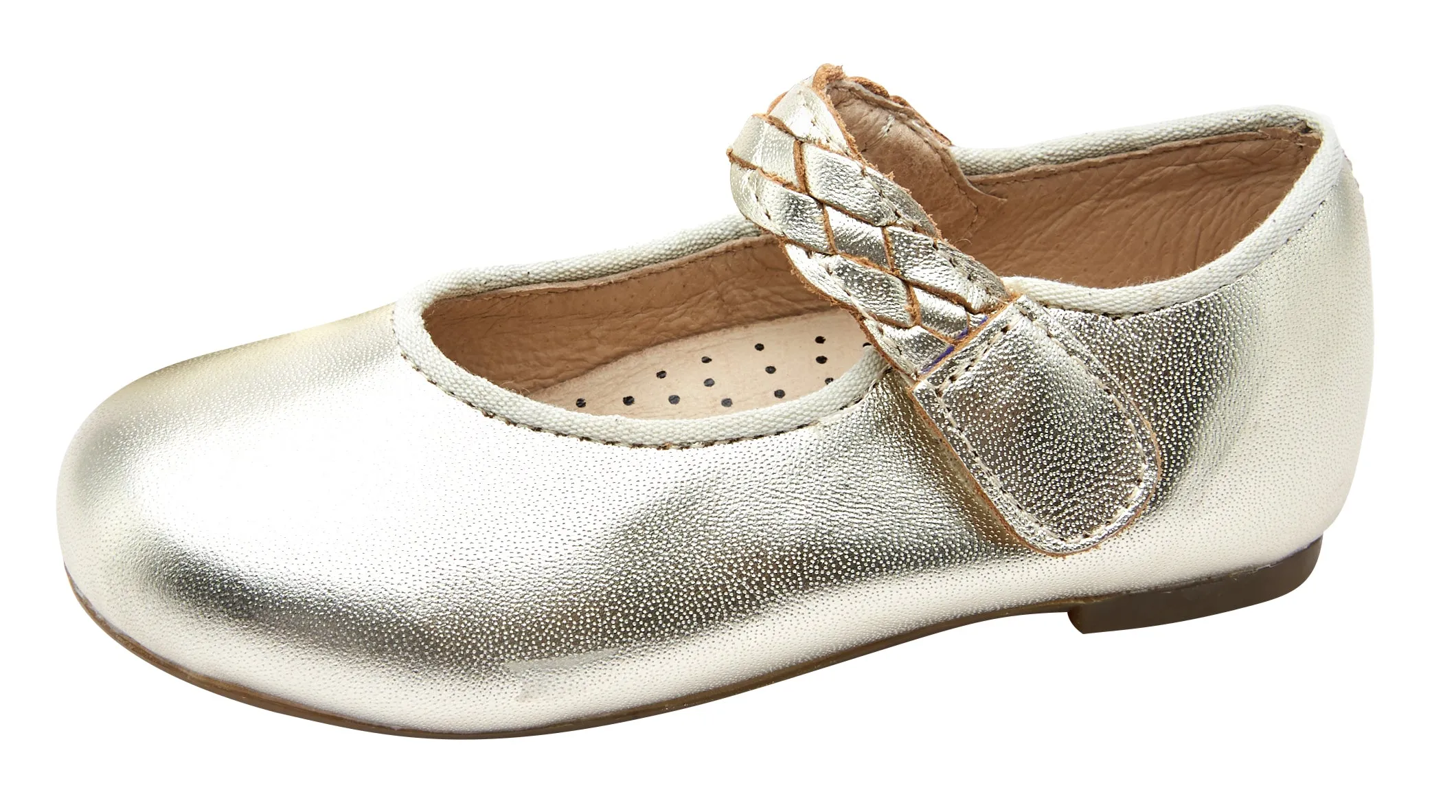 Old Soles Girl's 817 Lady Plat Shoes - Gold