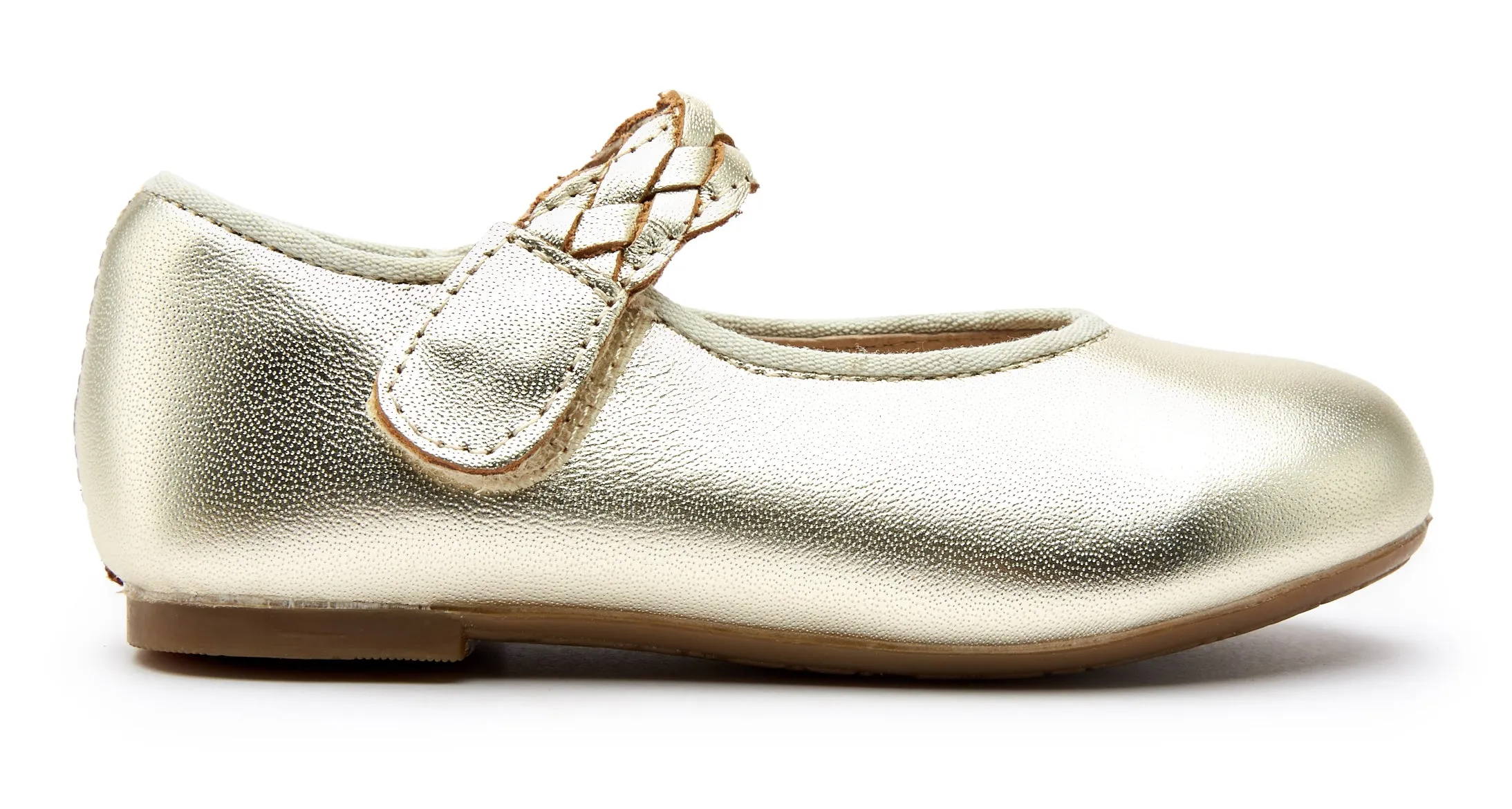 Old Soles Girl's 817 Lady Plat Shoes - Gold