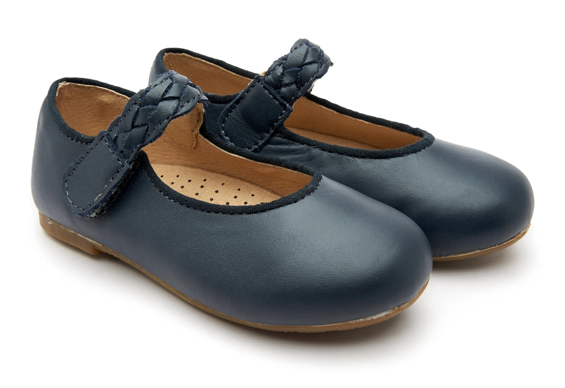 Old Soles Girl's 817 Lady Plat Shoes - Navy