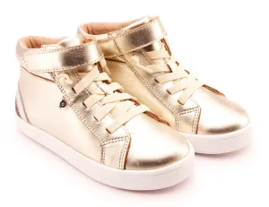 Old Soles Girl's and Boy's 1011 Sneaksta Rainbow Casual Shoes - Titanium / Silver / Glam Choc / Gold