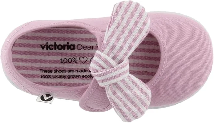 Victoria Girl's OJALÁ Canvas Mary Jane Shoes - Petalo