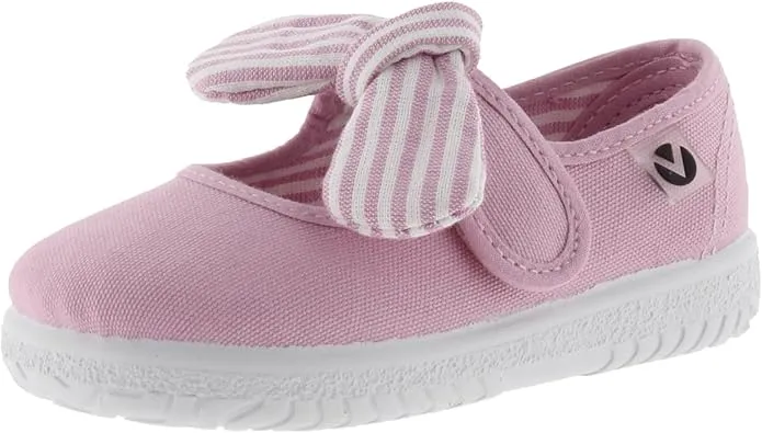 Victoria Girl's OJALÁ Canvas Mary Jane Shoes - Petalo