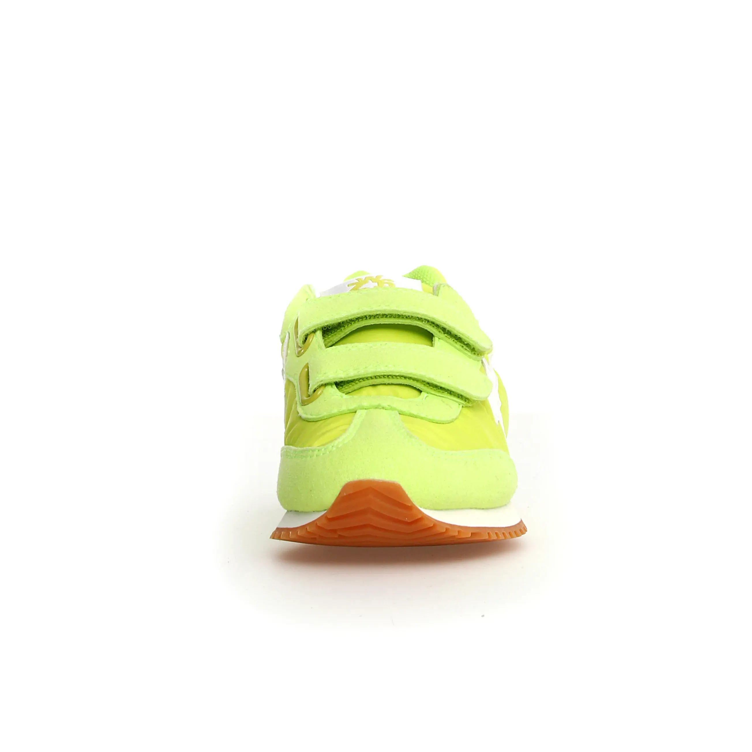 W6YZ Boy's And Girl's Samoa Vl-J Casual Shoes - Light Green / White / Yellow Fluo
