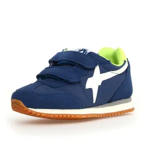 W6YZ Boy's Samoa Vl-J Casual Shoes - Azure / White / Yellow Fluo
