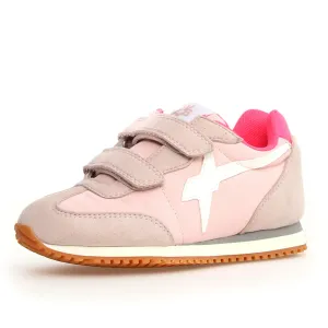 W6YZ Girl's Samoa Vl-J Casual Shoes - Cipria / White / Fuchsia Fluo